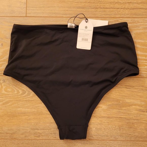130. Everyday Sunday bikini bottom. Black. Size X. NWT - Picture 2 of 4